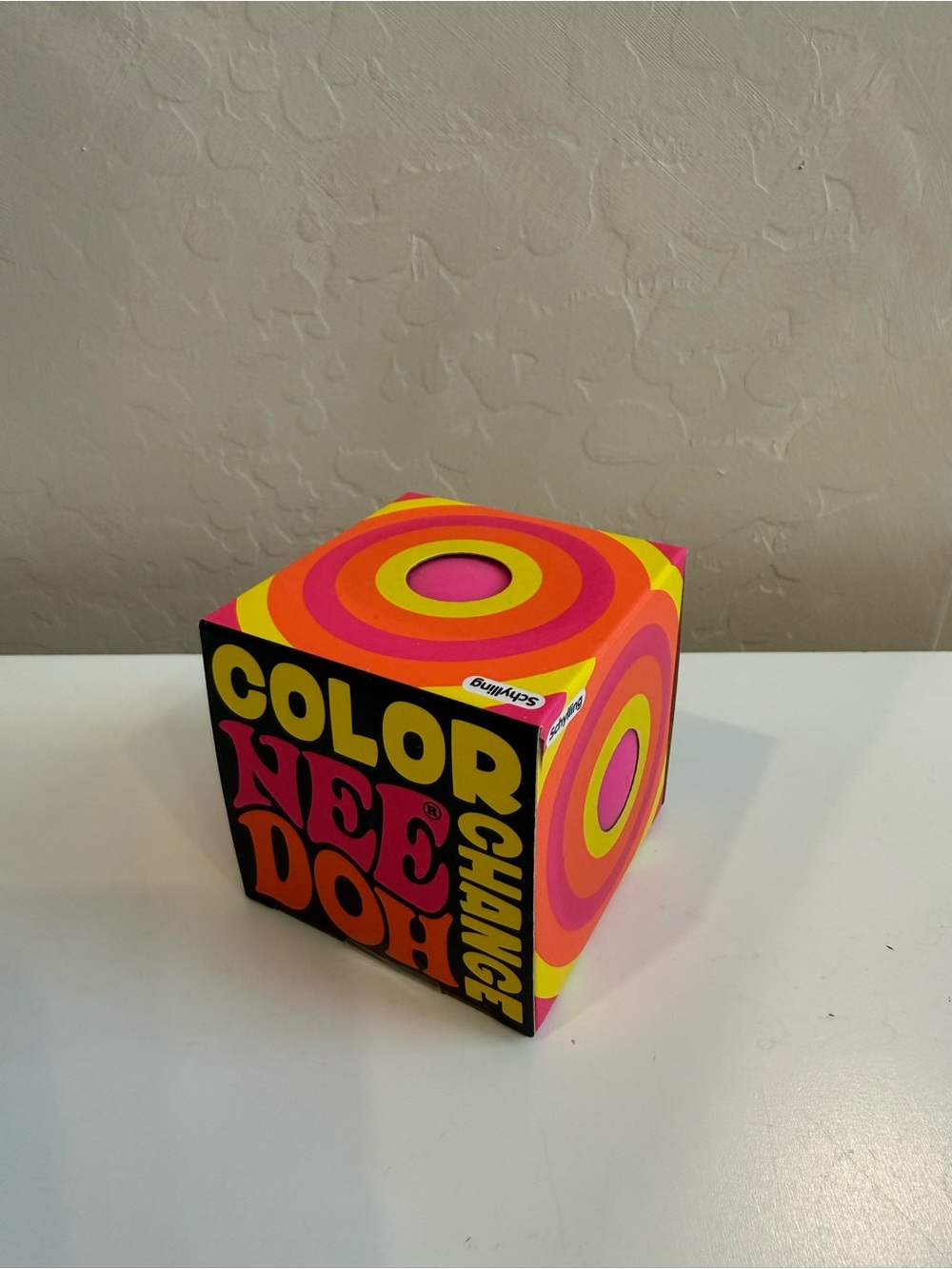 Nee Doh Color-Change Stress Ball - Bright Pink